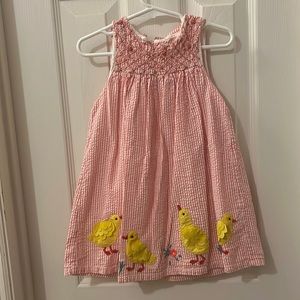 Toddler seersucker dress 🐣🌸